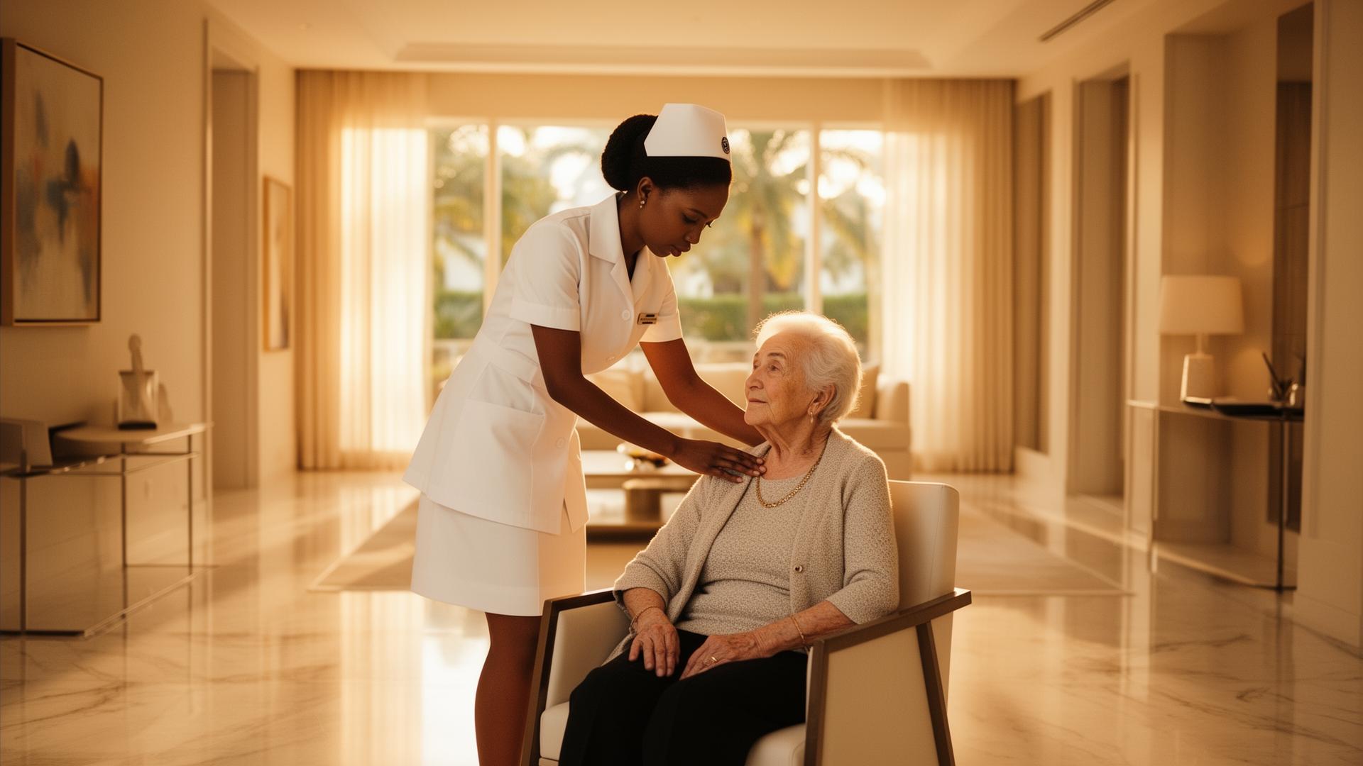 Luxury private nursing in elegant home